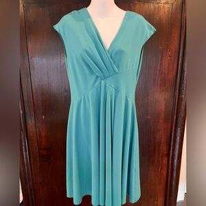 Armani Collezioni Milano V-Neck Jersey Dress-Size 10